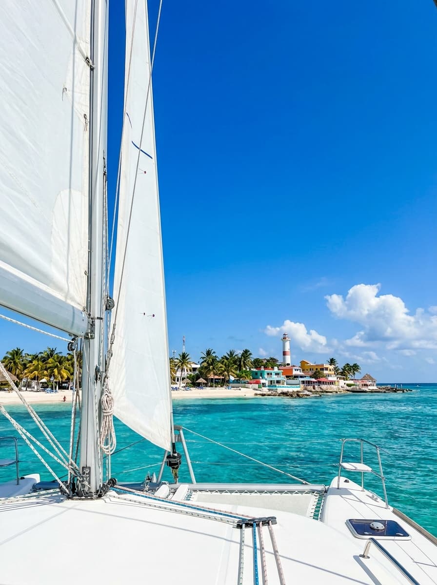 Isla Mujeres day trip by catamaran from the Riviera Maya